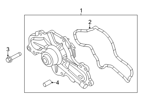 2014 Ford Police Interceptor Utility Water Pump Diagram