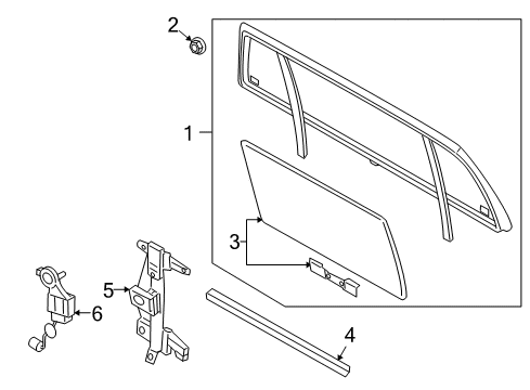 2010 Ford Explorer Sport Trac Back Glass Diagram