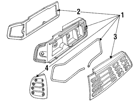 1990 Ford Taurus Tail Lamps Diagram