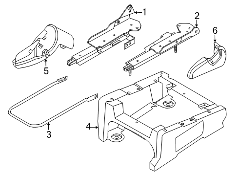 2025 Ford E-350 Super Duty Tracks & Components Diagram 3 - Thumbnail