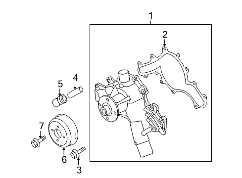2009 Ford Mustang Water Pump Diagram