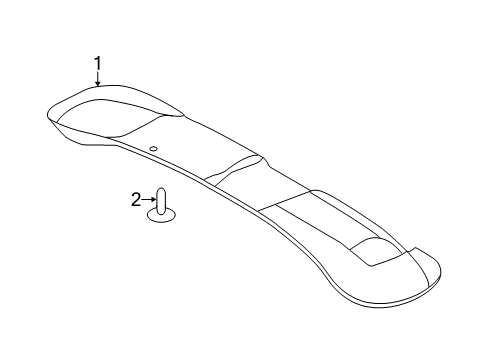 2016 Ford Mustang Interior Trim - Trunk Diagram