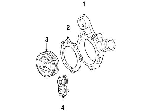1995 Ford Contour Water Pump Diagram 2 - Thumbnail