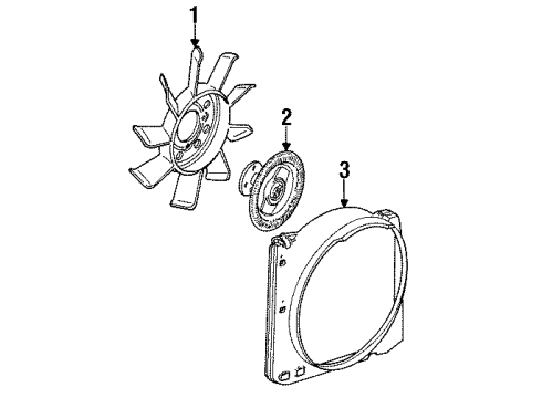 1985 Ford Mustang Cooling Fan Diagram 2 - Thumbnail