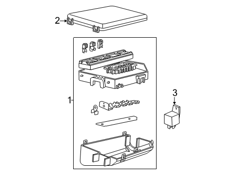2003 Mercury Grand Marquis Electrical Components Diagram 2 - Thumbnail