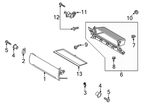 2025 Ford F-150 Glove Box Diagram 2 - Thumbnail