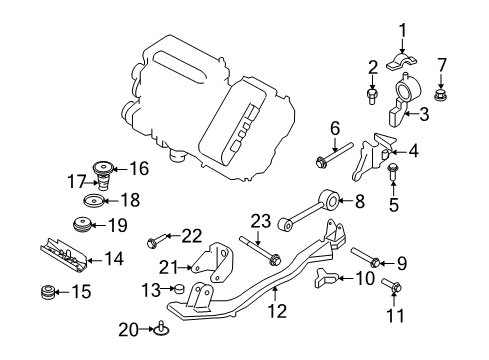 2011 Mercury Mariner Trans Mounting Diagram
