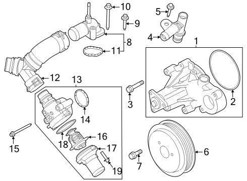 2025 Ford Mustang Water Pump Diagram 2 - Thumbnail