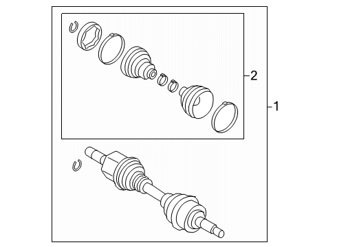 2024 Ford Ranger Front Axle Diagram