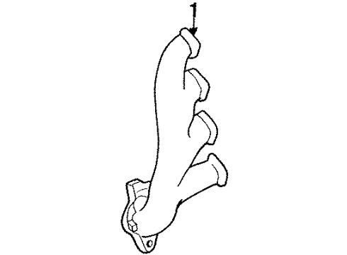1992 Ford Crown Victoria Exhaust Manifold Diagram 2 - Thumbnail