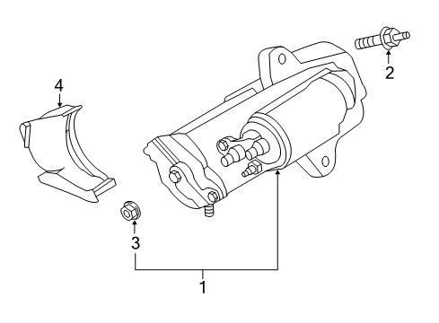 2018 Ford Escape Starter Diagram 2 - Thumbnail