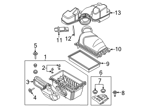 2019 Ford Flex Filters Diagram