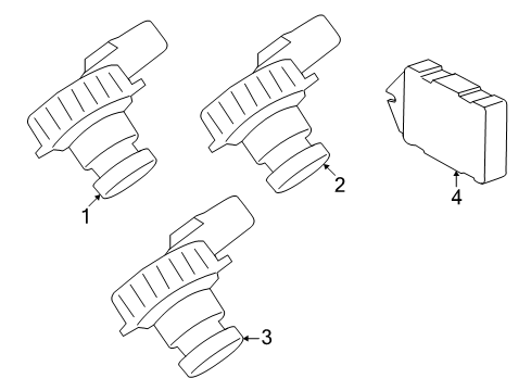 2017 Ford Transit-350 Parking Aid Diagram