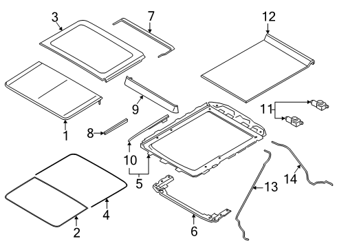2025 Lincoln Navigator Sunroof Diagram