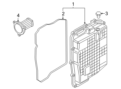 2024 Ford Escape Case & Related Parts Diagram