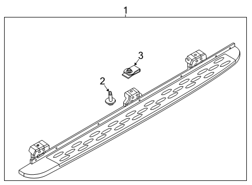 2024 Lincoln Aviator Running Board Diagram