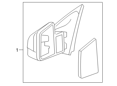 2006 Ford F-150 Outside Mirrors Diagram 3 - Thumbnail