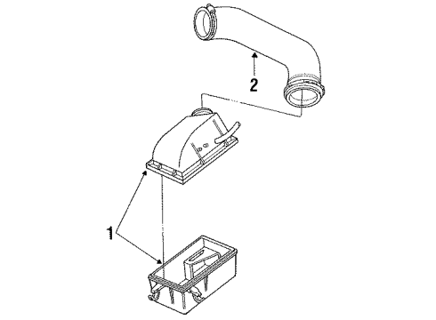 1992 Ford Ranger Air Intake Diagram 3 - Thumbnail