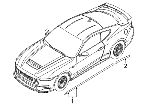 2025 Ford Mustang Stripe Tape Diagram 5 - Thumbnail