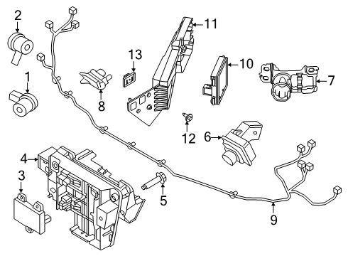2022 Ford Expedition Automatic Temperature Controls Diagram