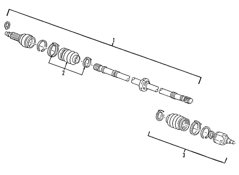 1994 Ford Aspire Front Axle Diagram