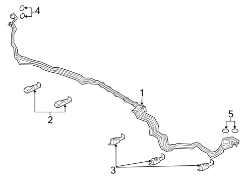 2024 Lincoln Aviator Rear A/C Lines Diagram