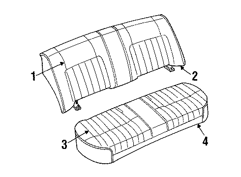 1994 Ford Crown Victoria Rear Seat Diagram