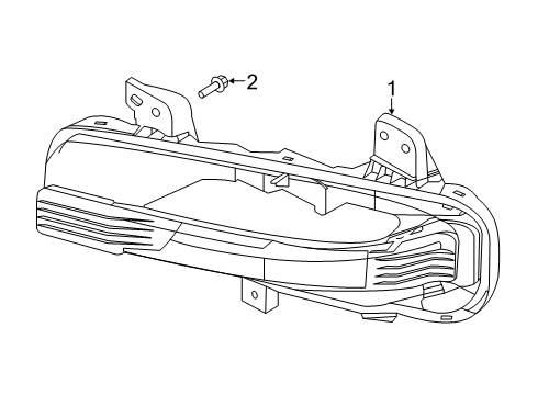 2024 Ford Explorer Fog Lamps Diagram