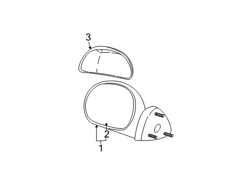 1998 Ford Expedition Outside Mirrors Diagram