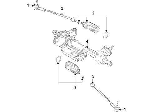 2014 Ford Mustang Steering Gear & Linkage Diagram 2 - Thumbnail