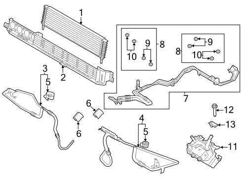 2023 Ford F-150 Oil Cooler - Transmission Diagram 7 - Thumbnail