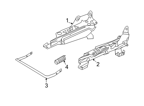 2003 Lincoln Town Car Tracks & Components Diagram 2 - Thumbnail