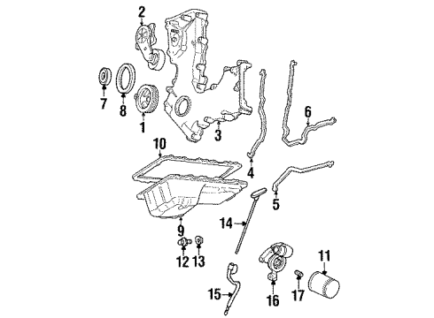 1995 Ford Crown Victoria Belts & Pulleys - Maintenance Diagram 2 - Thumbnail
