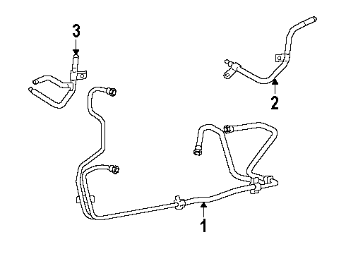 2008 Ford Fusion Trans Oil Cooler - Belts Diagram 2 - Thumbnail