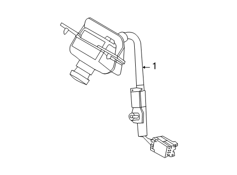 2010 Lincoln MKZ Parking Aid Diagram