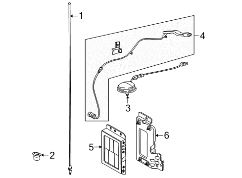 2009 Mercury Mountaineer Cable Assembly Diagram for 9L2Z-19A397-C