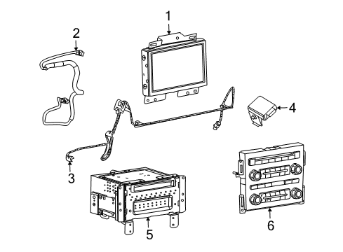 2011 Lincoln MKS Antenna Cable Diagram for 8A5Z-10E928-B