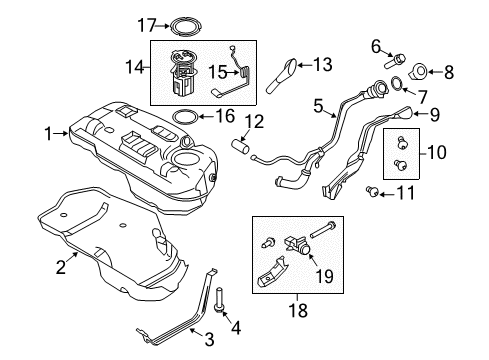 2010 Ford Escape Senders Diagram