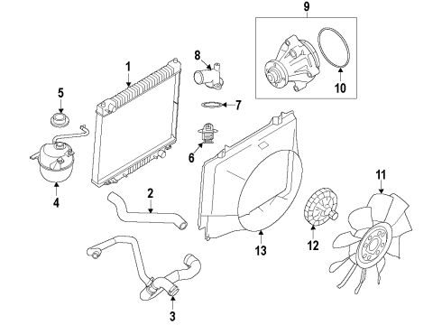 2011 Ford E-150 Cooling System Diagram 2 - Thumbnail