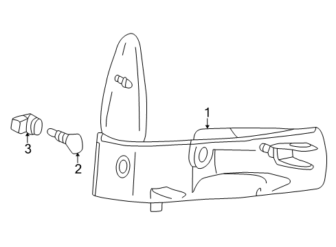 2000 Ford Excursion Park & Side Marker Lamps Diagram