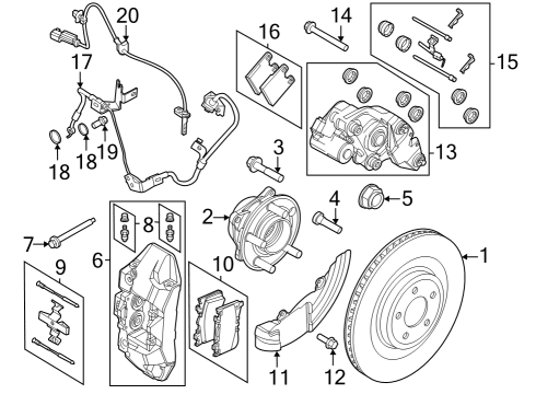 2025 Ford Mustang Rear Brakes Diagram