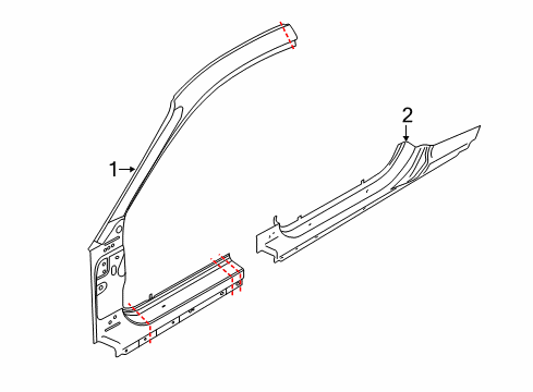 2015 Ford Mustang Aperture Panel Diagram 2 - Thumbnail
