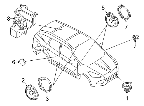 2018 Ford Escape Sound System Diagram