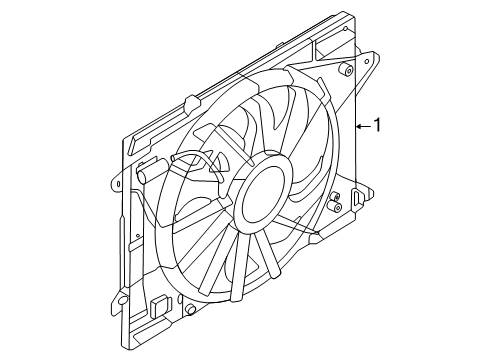 2024 Lincoln Nautilus Cooling Fan Diagram
