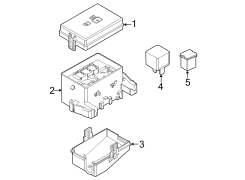 2022 Ford F-150 Lightning Fuse & Relay Diagram 2 - Thumbnail