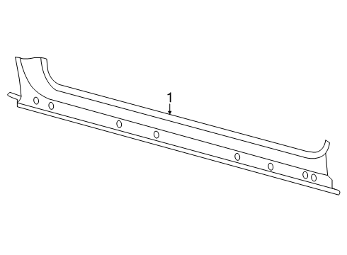 2025 Ford Transit-150 Rocker Panel Diagram