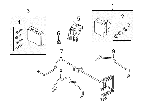 2012 Lincoln MKT Control Module Diagram for BA8Z-2C219-A