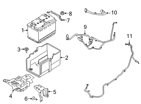 2024 Lincoln Corsair Battery Diagram