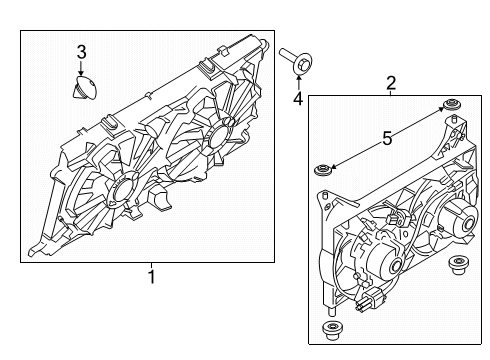 2025 Ford F-150 Cooling Fan Diagram 2 - Thumbnail