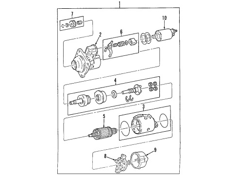 2000 Ford E-350 Super Duty Starter Diagram 2 - Thumbnail